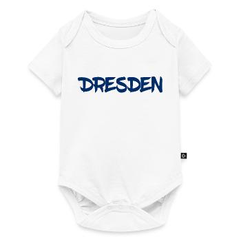 Dresden - Sachsen - Frauenkirche - Zwinger - Elbe - Baby Premium Kurzarmbody - Weiß - Vorne