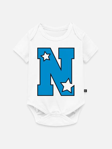 lettern - Baby Premium Kurzarmbody - Weiß