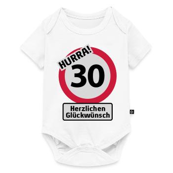Hurrah 30 Birthday - Congratulations | - Baby Premium short-sleeve bodysuit - white - Front
