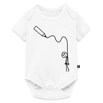 hangman_drawing - Baby Premium short-sleeve bodysuit - white - Front