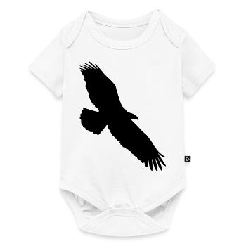 adler - Baby Premium Kurzarmbody - Weiß - Vorne