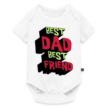 Meilleur papa Meilleur ami - Body à manches courtes Premium Bébé - blanc - Devant