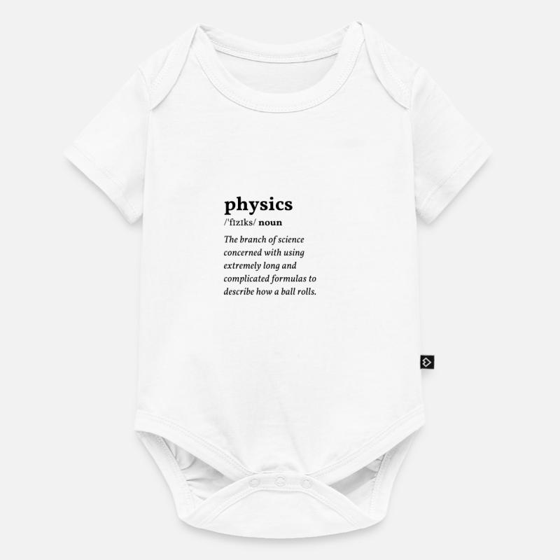 Physics (Physics) Clean Edition - Baby Premium short-sleeve bodysuit - white