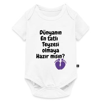 Teyze Oluyorsun - Baby Premium Kurzarmbody - Weiß - Vorne