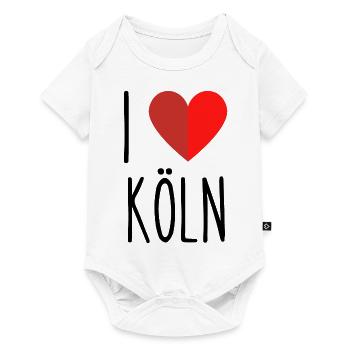 I love Köln - Baby Premium Kurzarmbody - Weiß - Vorne
