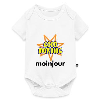 Guten Morgen - MoinJour - Baby Premium Kurzarmbody - Weiß - Vorne