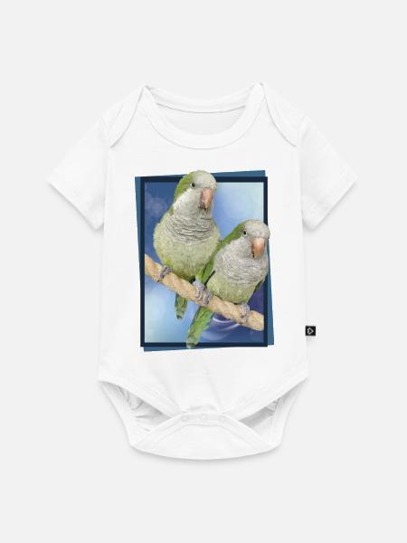 Argentinischer Sittich - Baby Premium Kurzarmbody - Weiß