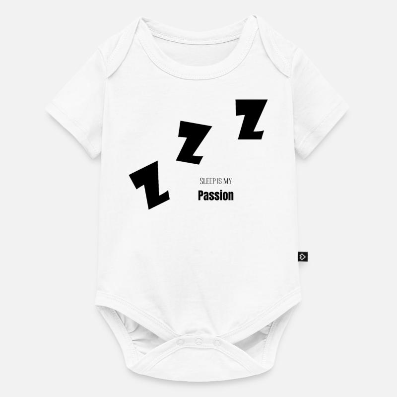 sleepingg - Baby Premium short-sleeve bodysuit - white