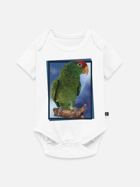 Der Tamaulipas-Papagei - Baby Premium Kurzarmbody - Weiß