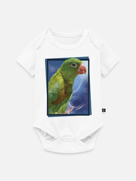 Der gebräunten Sittich - Baby Premium Kurzarmbody - Weiß