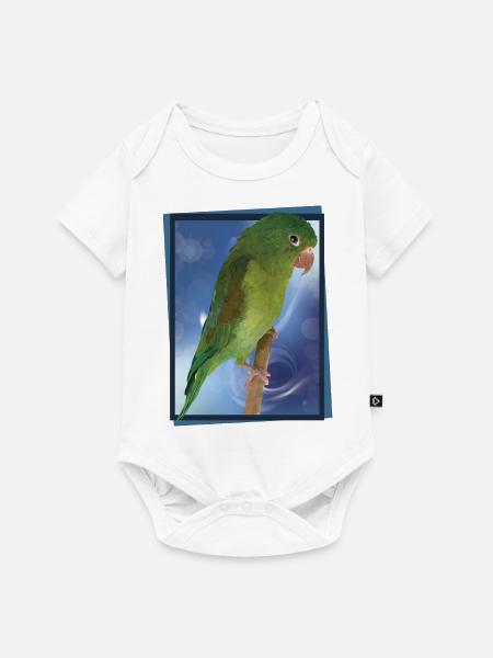 Der gebräunten Sittich - Baby Premium Kurzarmbody - Weiß
