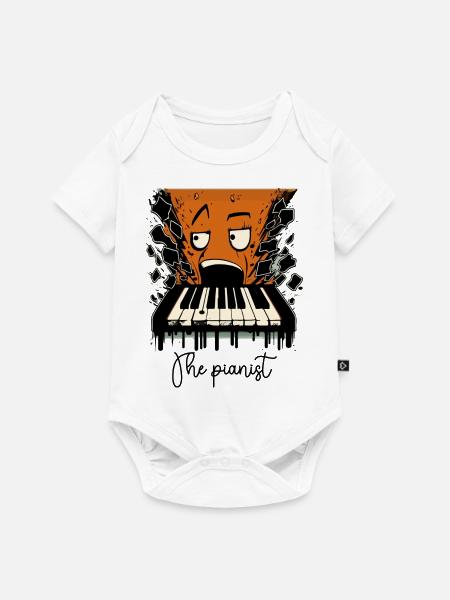 Der Pianist - Baby Premium Kurzarmbody - Weiß