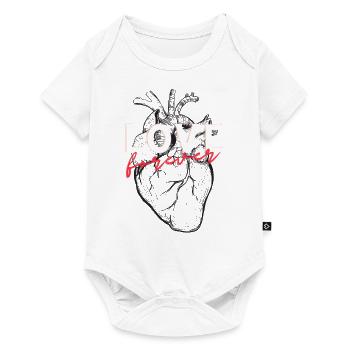 Love Forever - Baby Premium short-sleeve bodysuit - white - Front