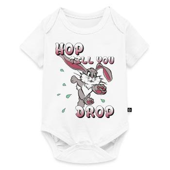 Hop till you drop - Baby Premium short-sleeve bodysuit - white - Front