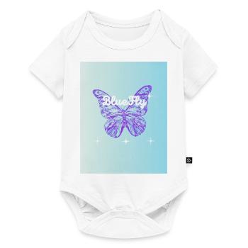 bluefly - Baby Premium Kurzarmbody - Weiß - Vorne