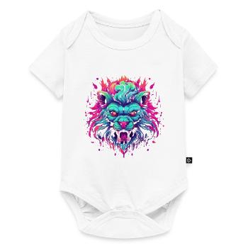 King Leon - Baby Premium short-sleeve bodysuit - white - Front
