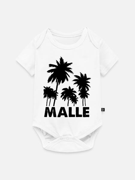 malle - Baby Premium Kurzarmbody - Weiß