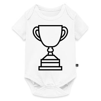 trophy - Baby Premium short-sleeve bodysuit - white - Front