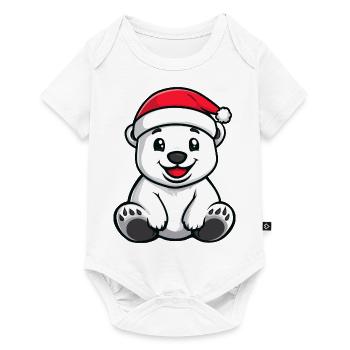 Polar Bear Christmas - Baby Premium short-sleeve bodysuit - white - Front