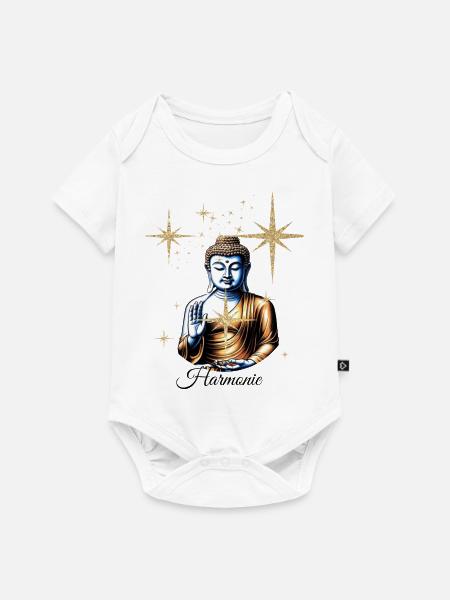 Harmonie - Baby Premium Kurzarmbody - Weiß