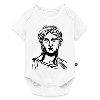 old statue - Baby Premium short-sleeve bodysuit - white - Front