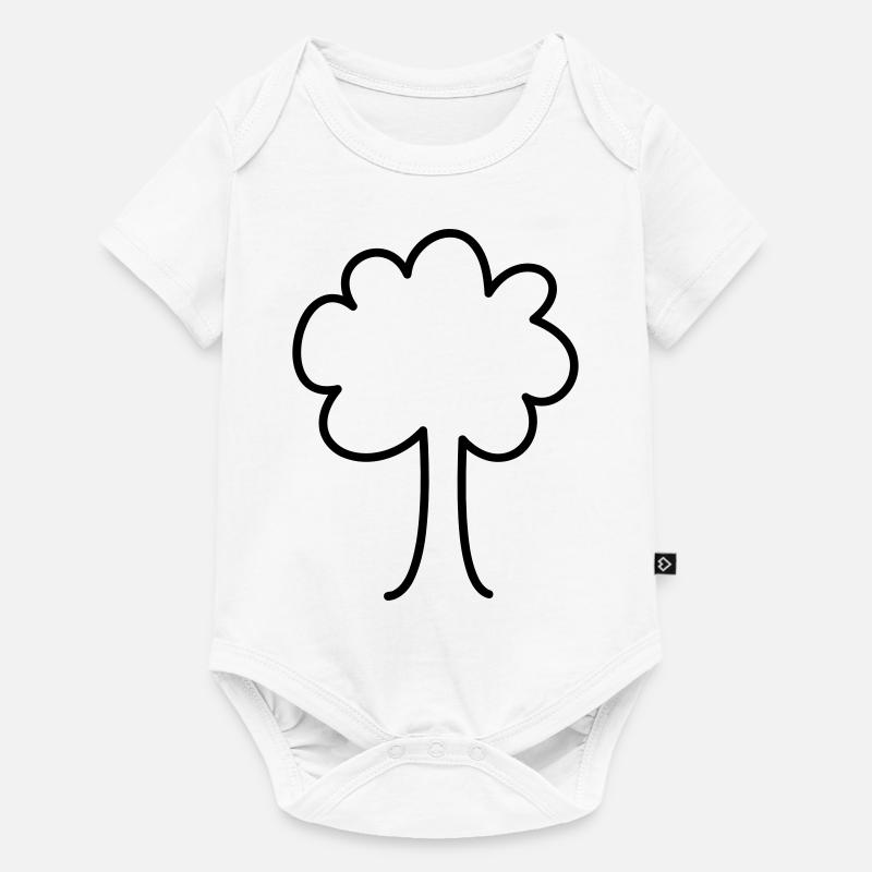 tree - Baby Premium short-sleeve bodysuit - white