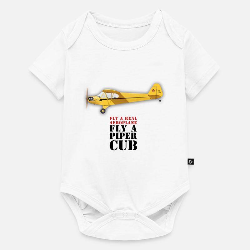 Piper Cub - Body à manches courtes Premium Bébé - blanc