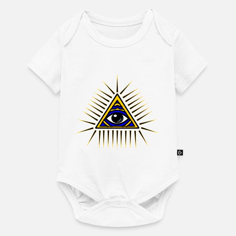 Illuminati Geschenk Idee - Baby Premium Kurzarmbody - Weiß