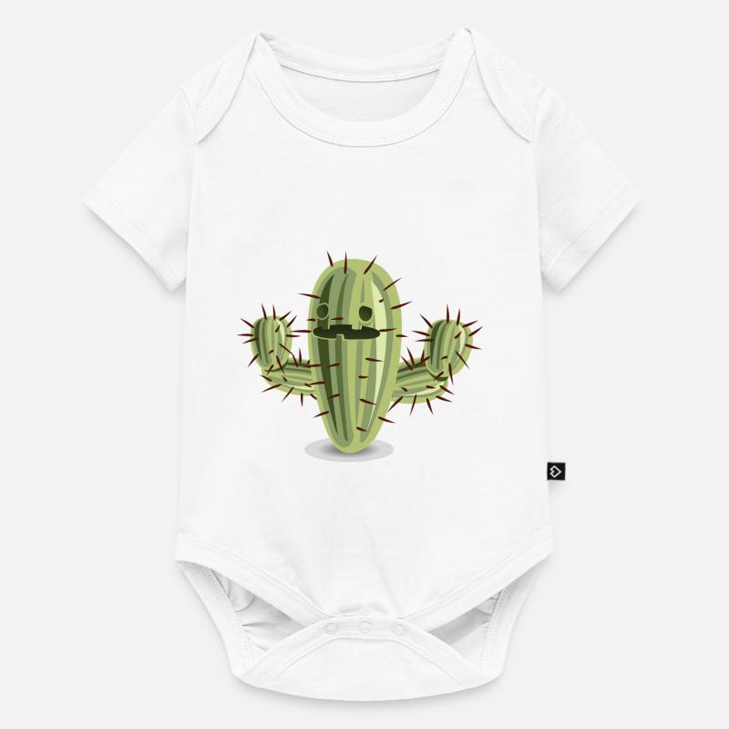 Cactus - Baby Premium short-sleeve bodysuit - white