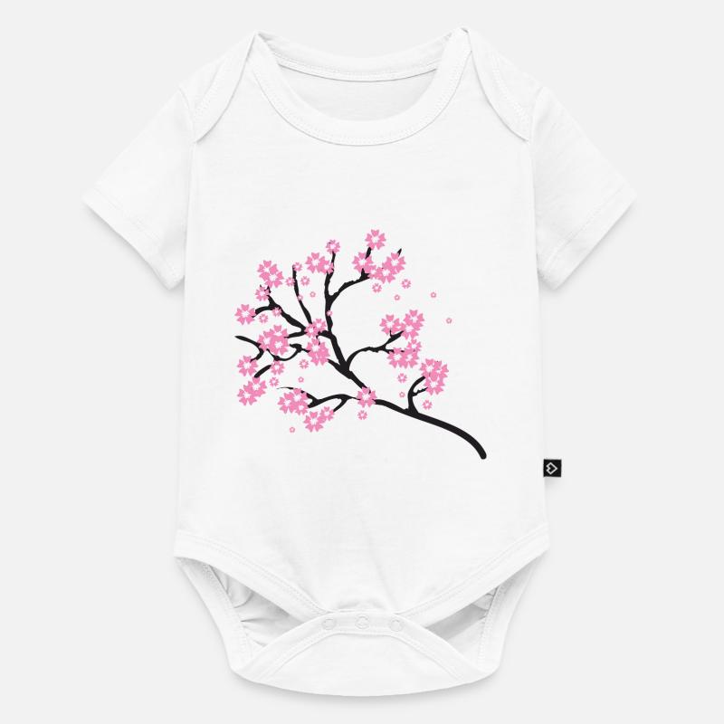Belles fleurs! - Body à manches courtes Premium Bébé - blanc