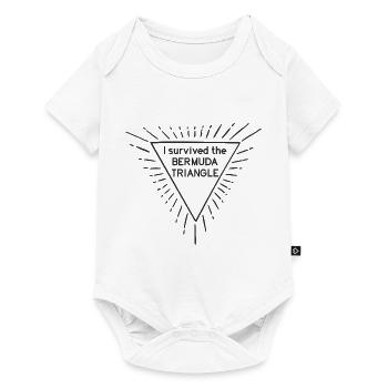 I survived the bermuda triangle - Baby Premium short-sleeve bodysuit - white - Front