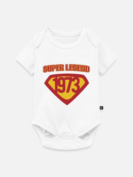 Super Legend 1973 - Baby Premium Kurzarmbody - Weiß