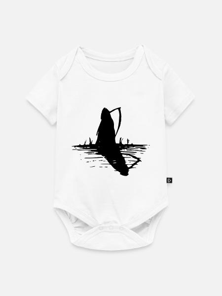 Sensenmann - Baby Premium Kurzarmbody - Weiß