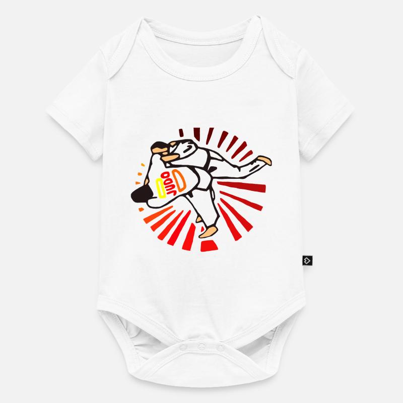 judo - Body à manches courtes Premium Bébé - blanc