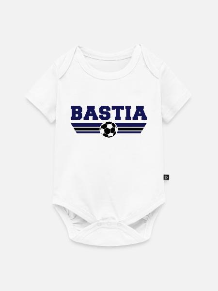 Bastia Fußball - Baby Premium Kurzarmbody - Weiß