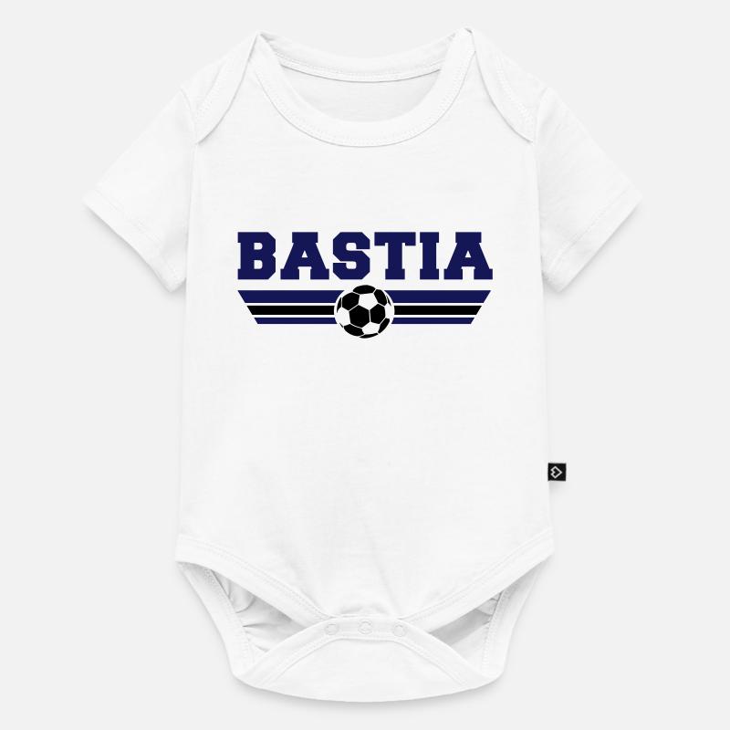 Bastia foot - Body à manches courtes Premium Bébé - blanc