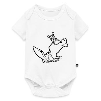 Froschkönig - Baby Premium Kurzarmbody - Weiß - Vorne