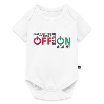 Nerd Geek Computer Scientist Gift Drôle - Body à manches courtes Premium Bébé - blanc - Devant