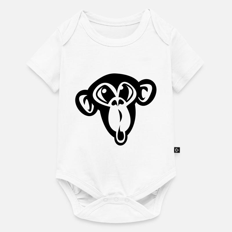 Cute monkey - Baby Premium short-sleeve bodysuit - white