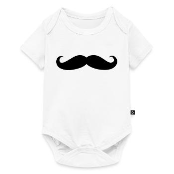 Mustache - Baby Premium short-sleeve bodysuit - white - Front