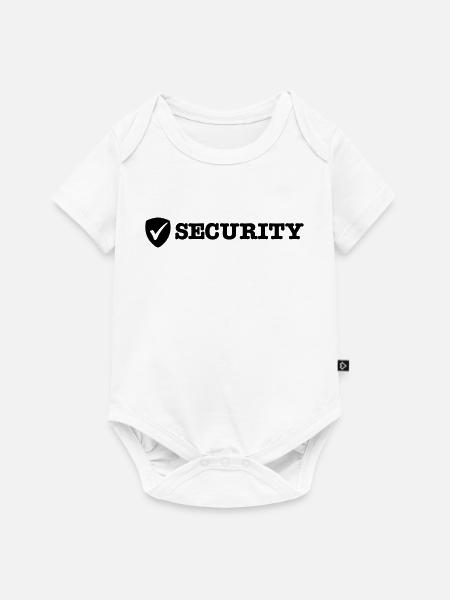security - Baby Premium Kurzarmbody - Weiß