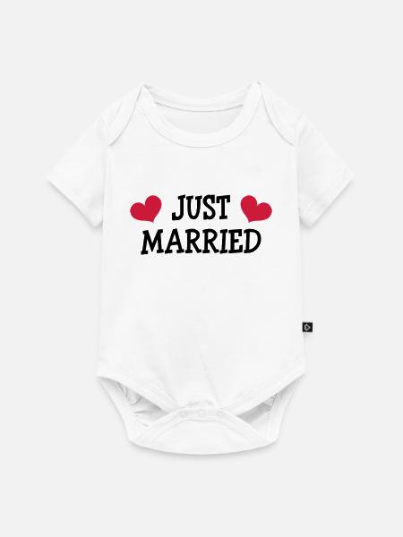Just Married - Wedding - Baby Premium short-sleeve bodysuit - white