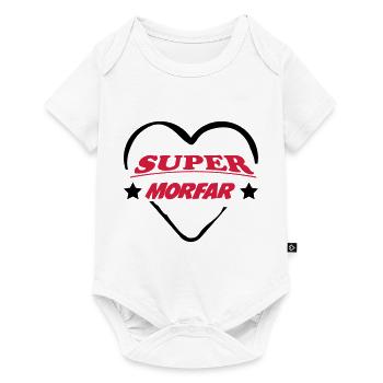 Super morfar 111 - Baby Premium Kurzarmbody - Weiß - Vorne
