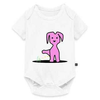 Peeing dog - Baby Premium short-sleeve bodysuit - white - Front