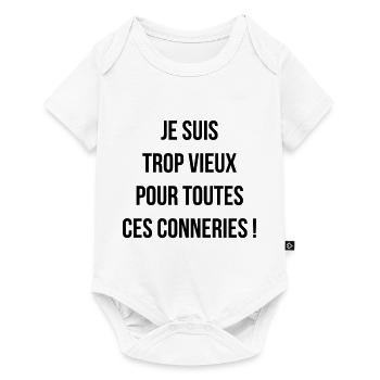 Cinema Humour Film Vieux Drôle Fun ssssssssss - Baby Premium short-sleeve bodysuit - white - Front
