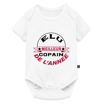 Elu meilleur copain de l'année - Body à manches courtes Premium Bébé - blanc - Devant