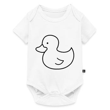 ente_01 - Baby Premium short-sleeve bodysuit - white - Front