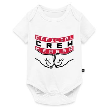 Membre d'équipage officiel - Body à manches courtes Premium Bébé - blanc - Devant