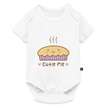 Cute Cutie Pie - Body à manches courtes Premium Bébé - blanc - Devant