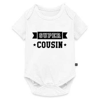 Super Cousin - Body à manches courtes Premium Bébé - blanc - Devant